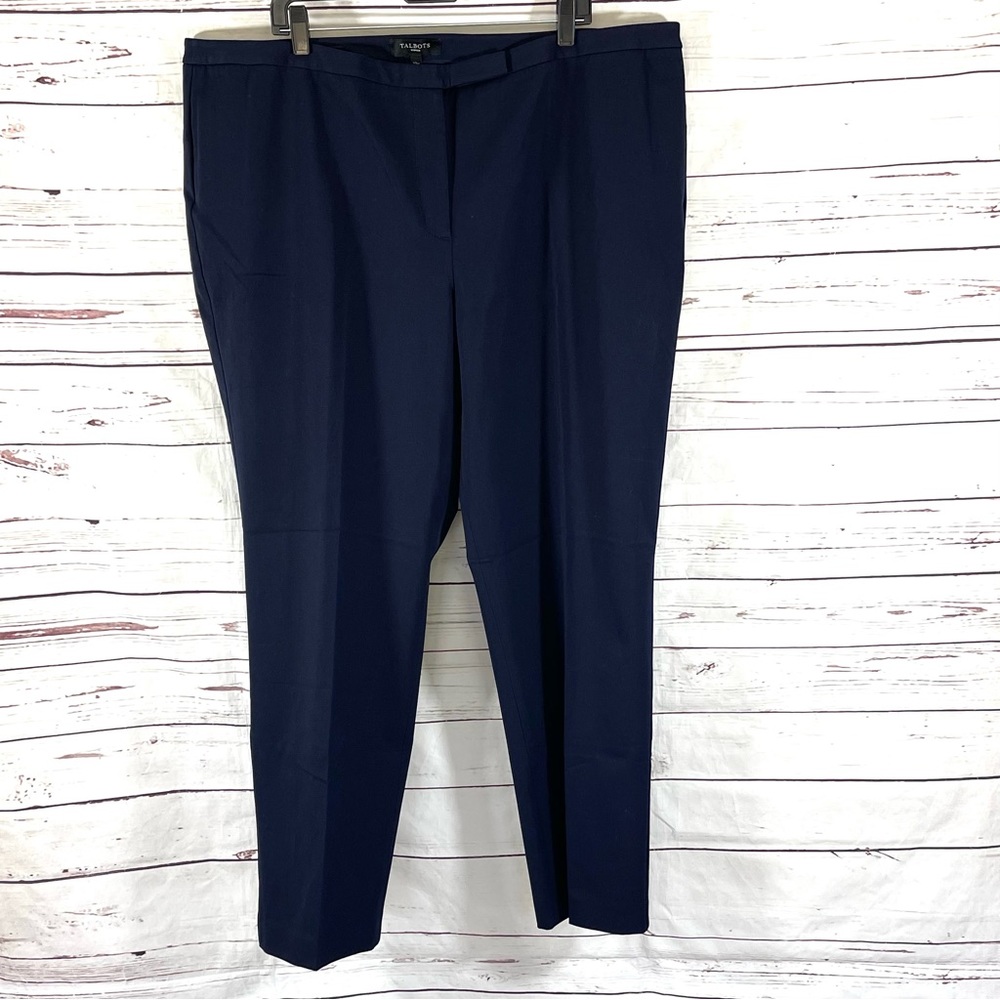 Talbots‎ Newport Pant Women’s Plus Size 22W trouser Blue